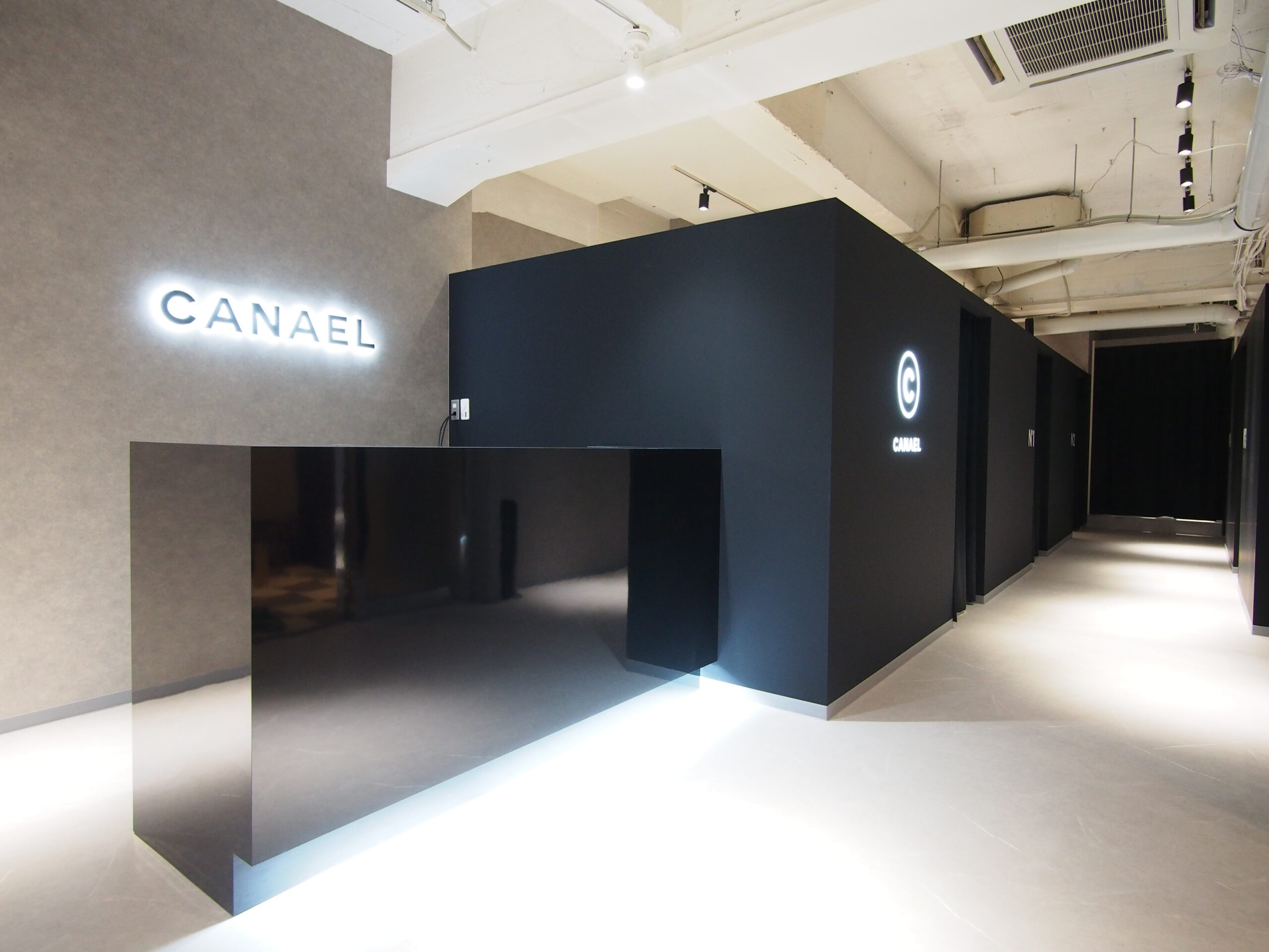 CANAEL カナエル名古屋店様『脱毛・HIFU・小顔』店舗デザイン